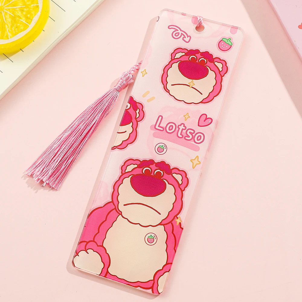 

Strawberry Bear Bookmarks Add Fun to Reading Book Club Reading Gifts Cute Little Gifts for Women Librarian Office Stationery
