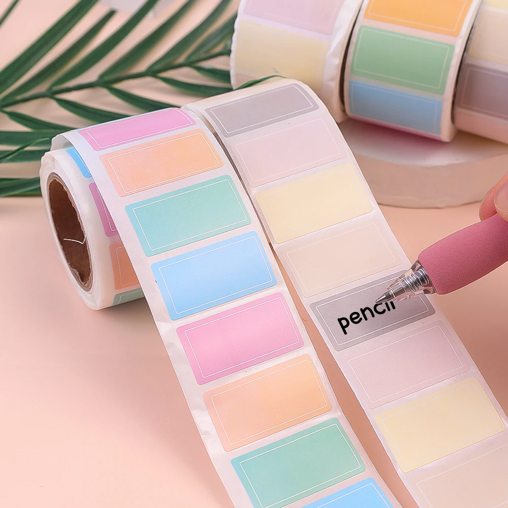 Writable Jars Labels Waterproof Spice Sticker Craft Kitchen Sticker Bottles Stationery Gifts Tag DIY Envelope Sealing Sticker