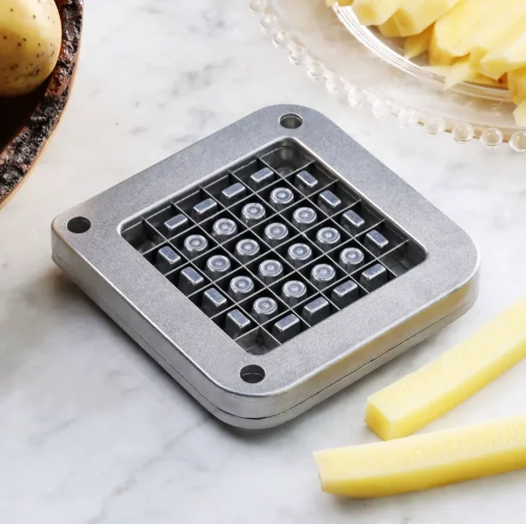 Hand Crank Potato Slicer French Fry Cutter, Heavy‑Duty Vegetable Strip Cutter for Restaurant Snack Shop
