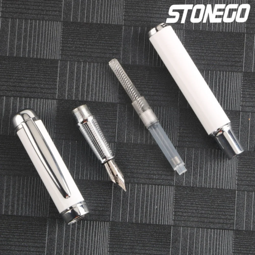 STONEGO Metal business gold nib Upscale Business Office School Conference Stationery Writing Supplies Chic fountain Pen Gift Pen