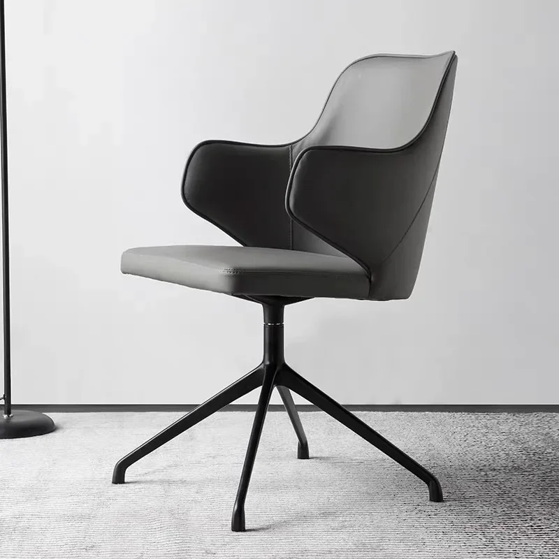 Home desk chair Italian minimalist design style office swivel chair hotel hotel front desk leisure computer