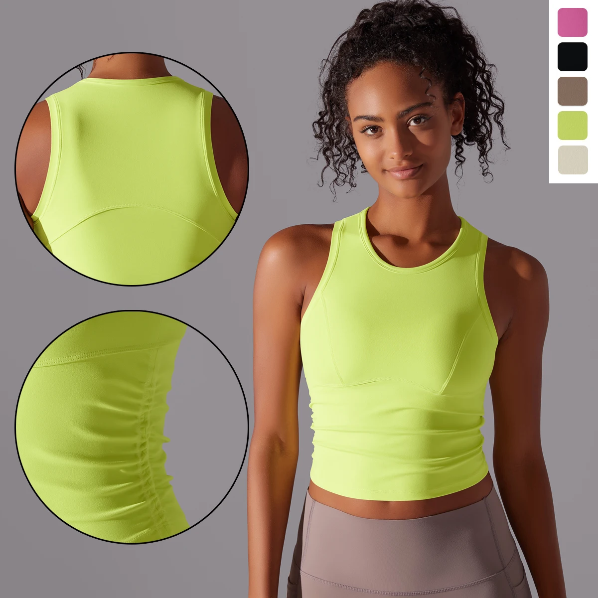 

Женский жилет для йоги с открытой спиной для тренажерного зала, спортивный топ для фитнеса, йоги, спортивный однотонный быстросохнущий дышащий сексуальный тонкий жилет для йоги