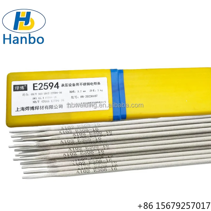 Factory 304 Stainless Steel Welding Rods A102 A022 A302 AWS A5.4 E308-16 E316L-16 E309L-16 Stainless Steel Electric Welding Rods