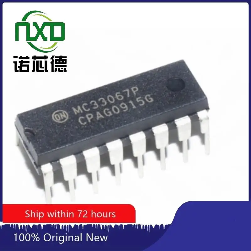 

10PCS/LOT MC33067P DIP16 active component device new and original integrated circuit IC chip component electronics