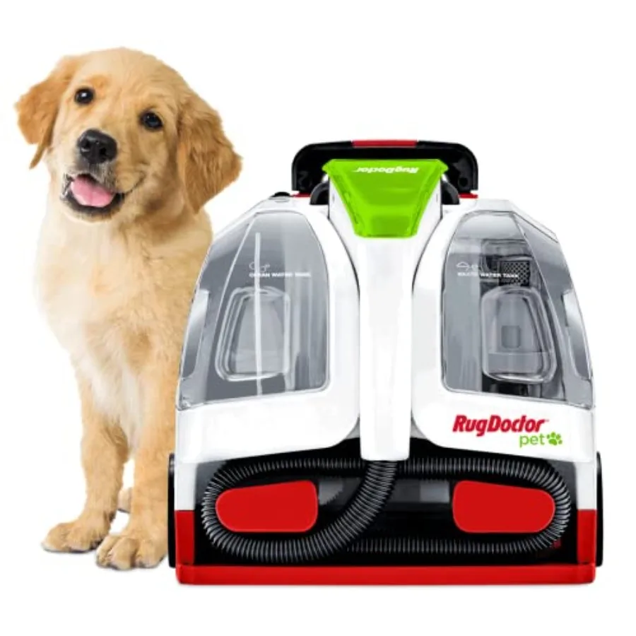 Pet Portable Spot Cleaner 2X Suction Power Lightweight Pet Carpet Cleaner Machine Pro-Grade Power Removes Stains and Odors from