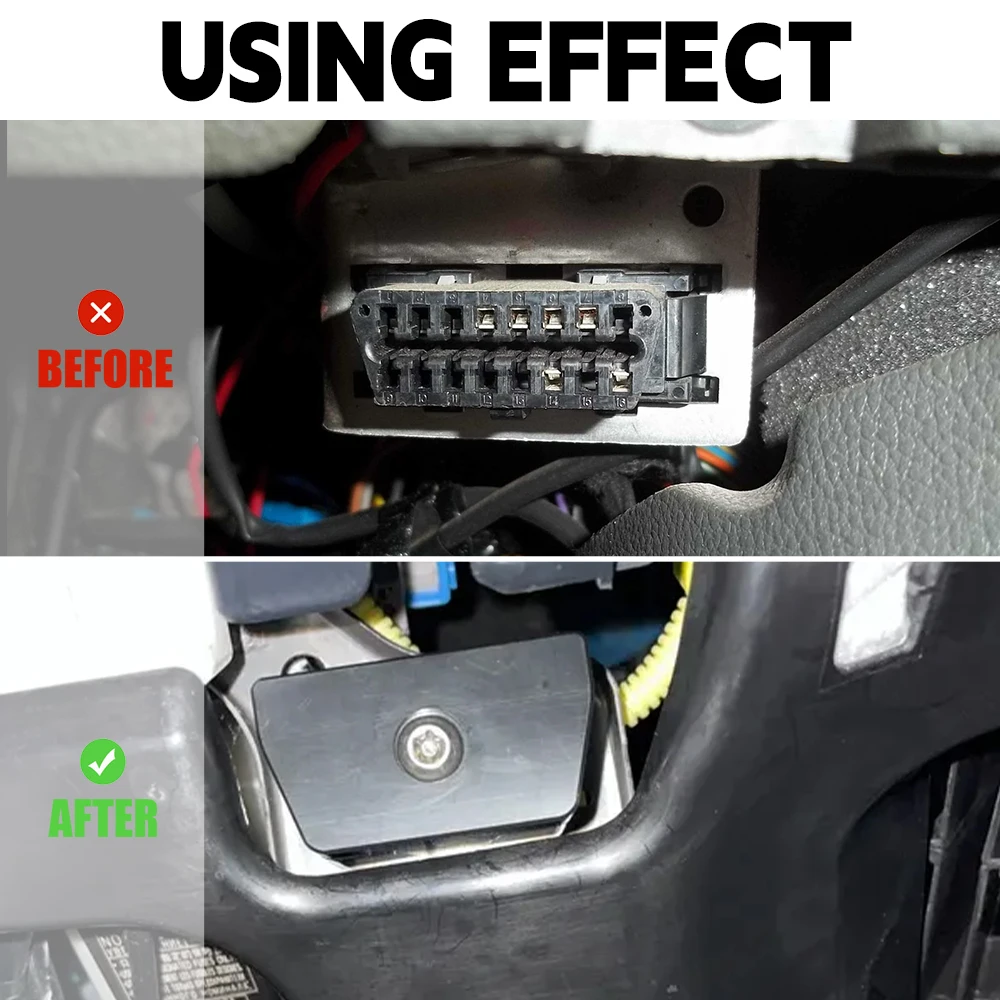 OBD 포트 보안 도난 방지 잠금 장치 OBD II - 모든 1996년식 이상 차량에 장착된 OBD 커넥터에 대한 액세스 차단 썸네일 5