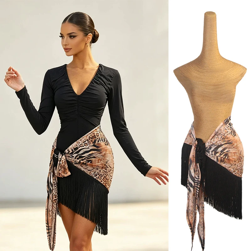 costume-de-danse-latine-pour-femmes-2026-imprime-avec-franges-echarpe-de-hanche-vetements-d'entrainement-pour-adultes-femmes-rumba-samba-chacha-tenue-de-danse-dql13021