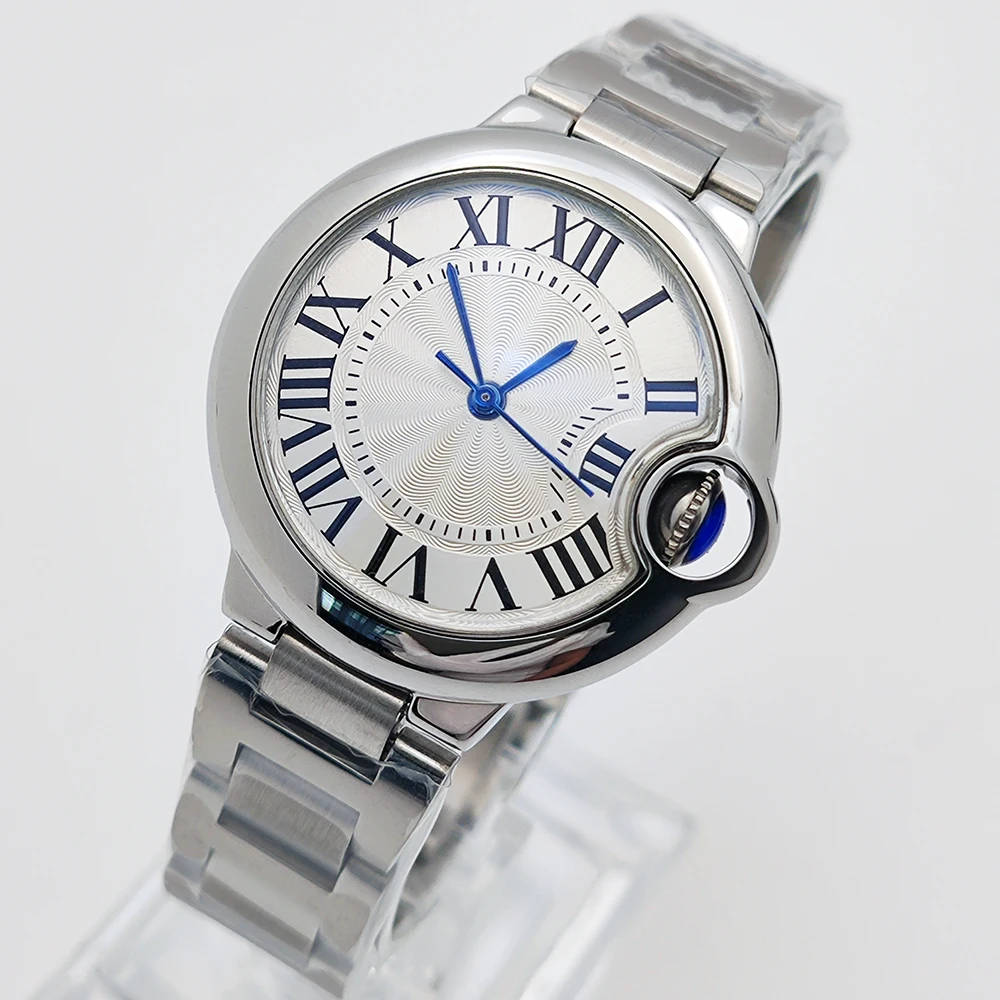 ساعة بالون اعتراف للنساء 2025 ساعة نسائية كلاسيكية بإبرة زرقاء جديدة هدية ذات ملمس راقي للفتيات