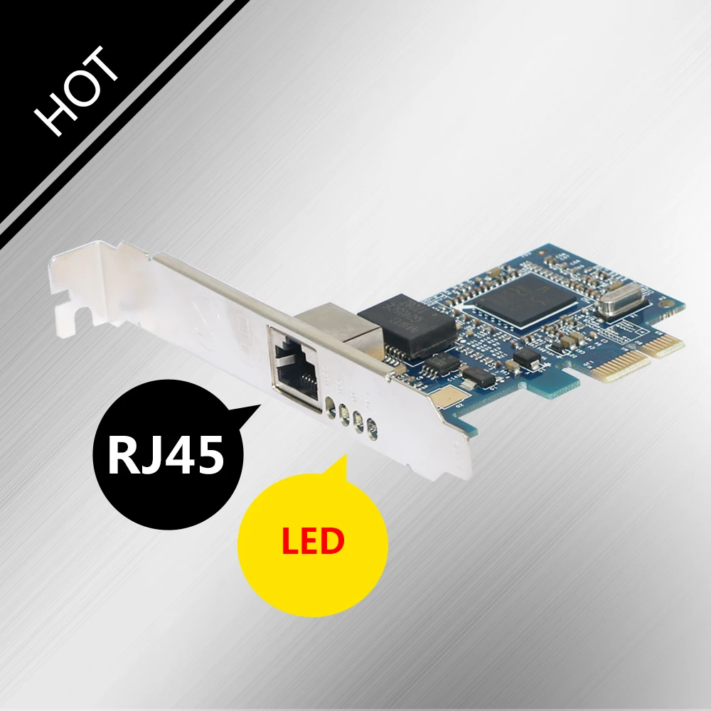 Untuk Broadcom BCM5721 Gigabit PCI-E X1 Kartu Jaringan untuk Server/Diskless - Dukungan Boot & Teaming PXE, Adaptor Ethernet 1000Mbps