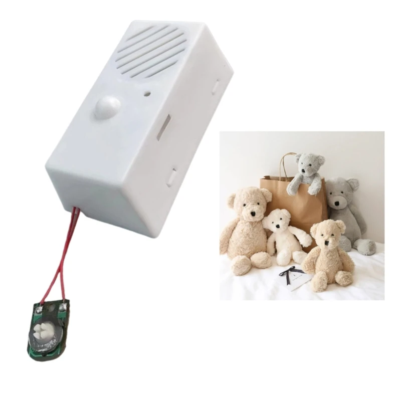 Sound Recording Box Voice Recorders Box for Stuffed Animal Toy Kids Adult Gift