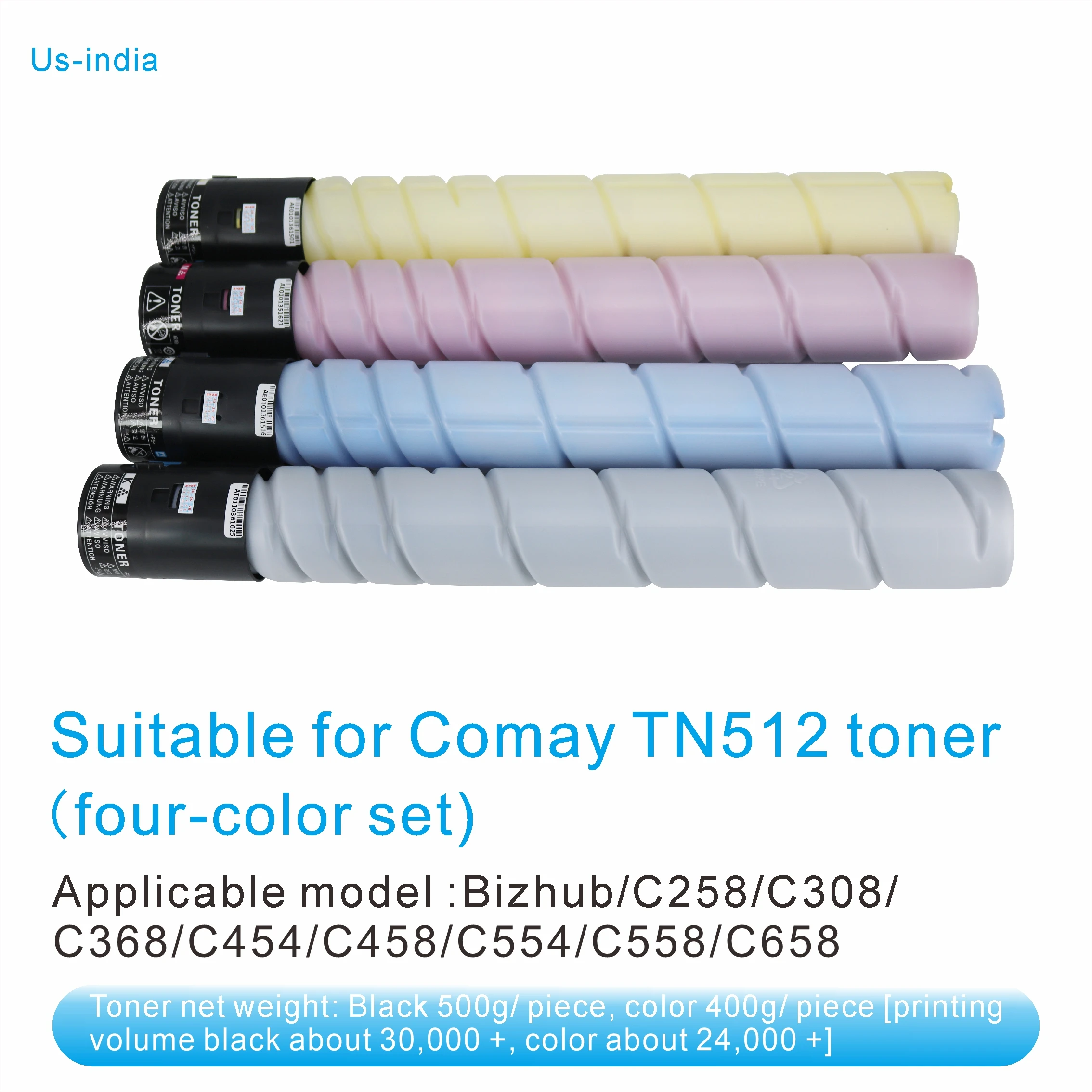 TN512 TN512C TN512M TN512Y Komet Tn512 Tonerhigh Compatibility Original Toner, Strong Compatibility, No Damageto The Machine