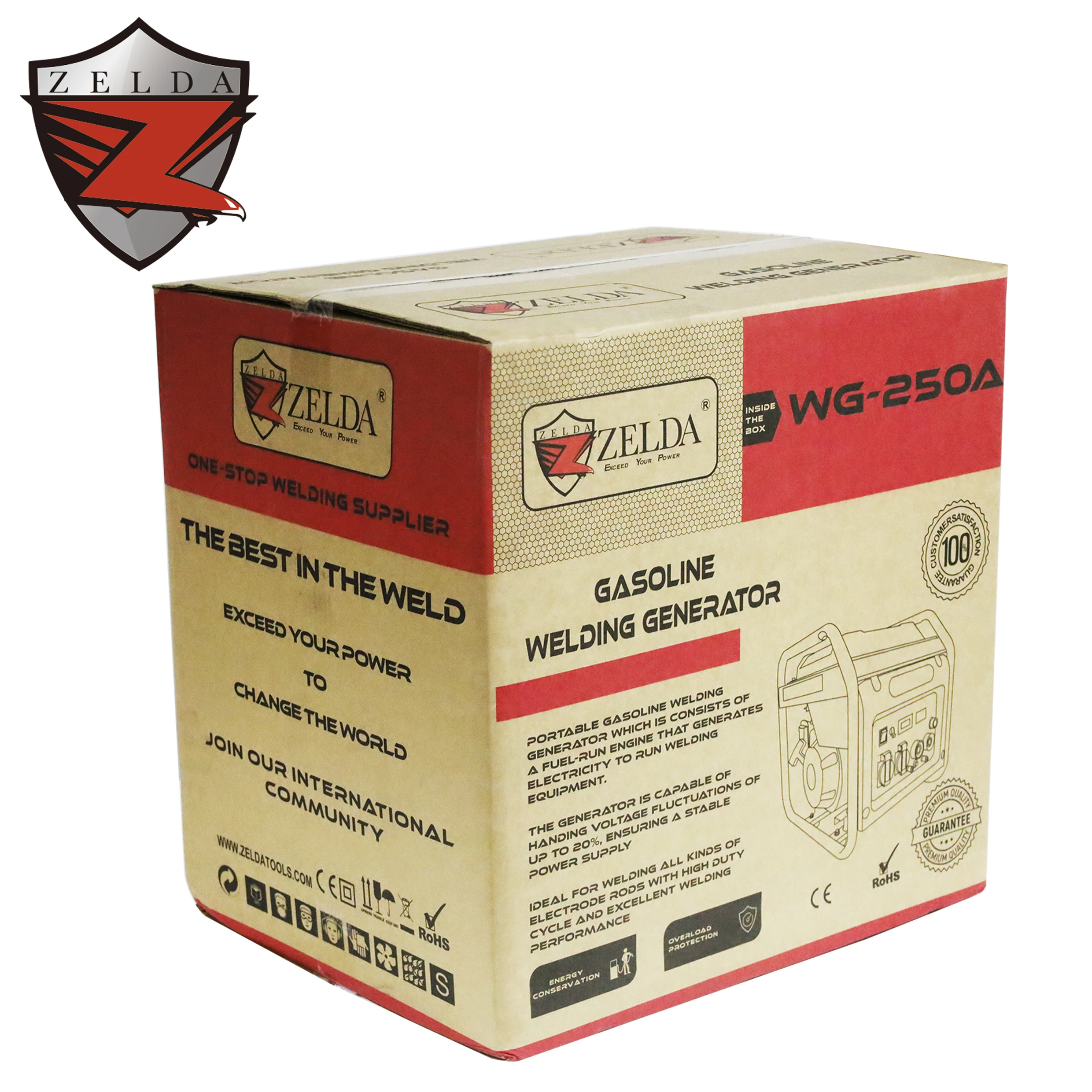 Lasgenerator 220V 4KW Generator voor 4,0 mm elektrodestaven