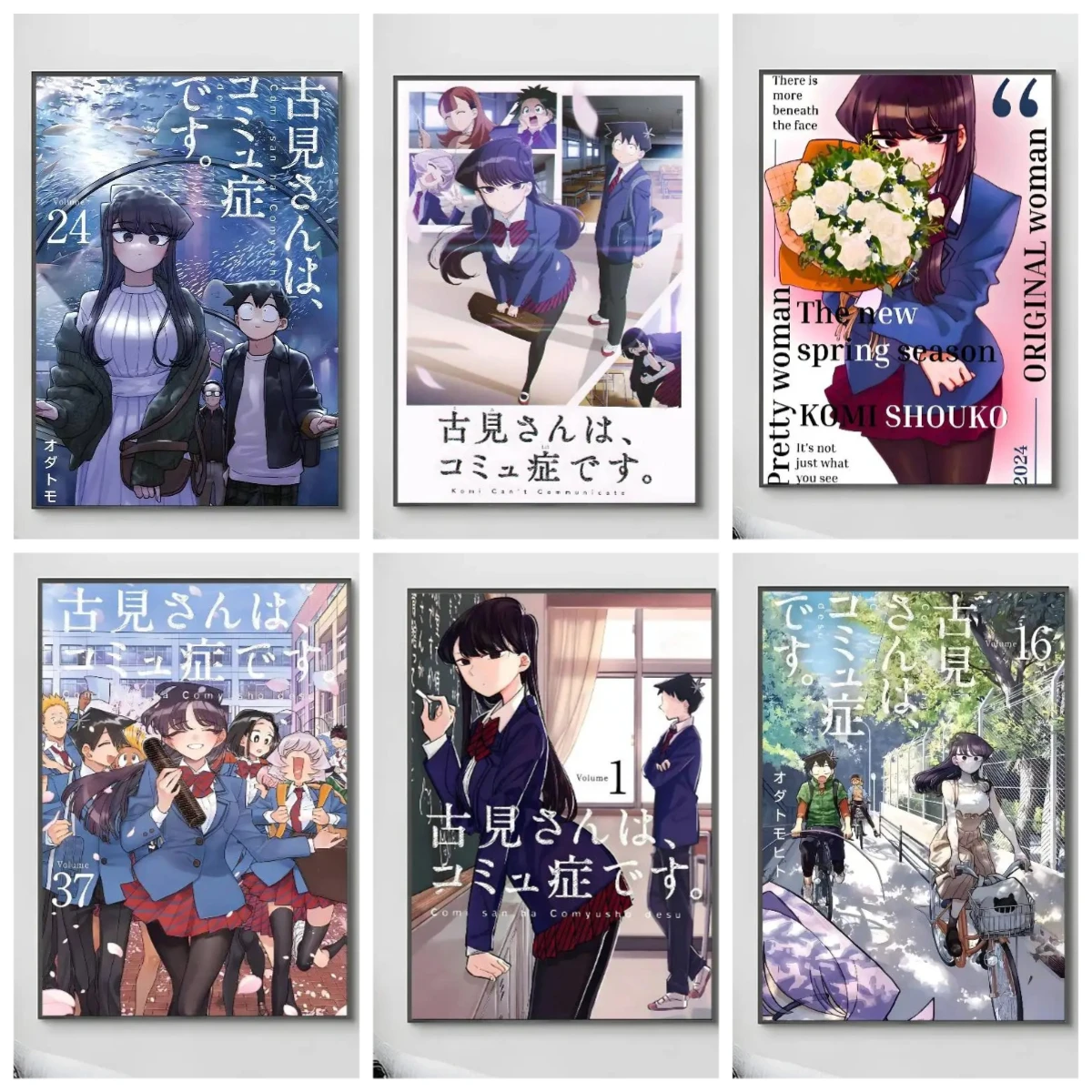 

Пазл для взрослых 500/1000 деталей, аниме-тематика: Коми не может общаться, бумажный пазл, декоративная картина, упражнение для развития мышления