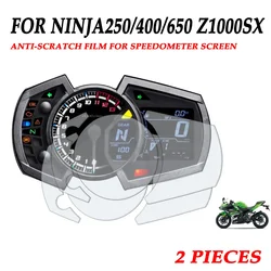 For Kawasaki Ninja 250 400 650 1000 Z1000SX Versys X-300 ZX-6R ZX25R Motorcycle Cluster Scratch Screen Protection Film Protector