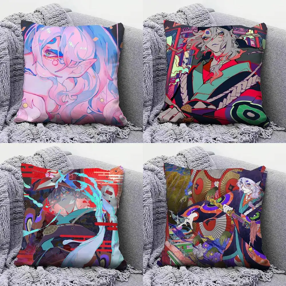 

Mononoke TV Anime Pillow Covers, Home Sofa Cushion Covers and Aecorative Custom