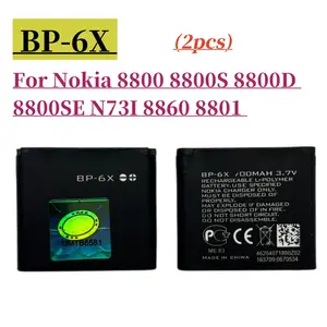 Bilashmart 700mAh BP 6X BP6X Lithium Rechargeable Battery Nokia 8800 8800S 8800D 8800SE N73I 8860 8801 Li Ion Batteria