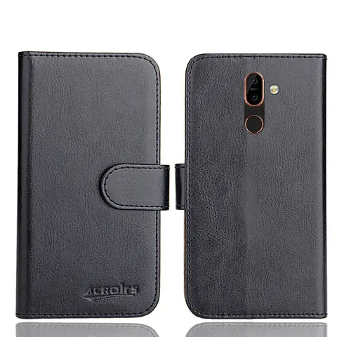 Para Nokia 7 Plus funda 6 colores moda Flip Cartera de lujo multifunción ranuras para tarjetas Funda de cuero bolsas protectoras para teléfono