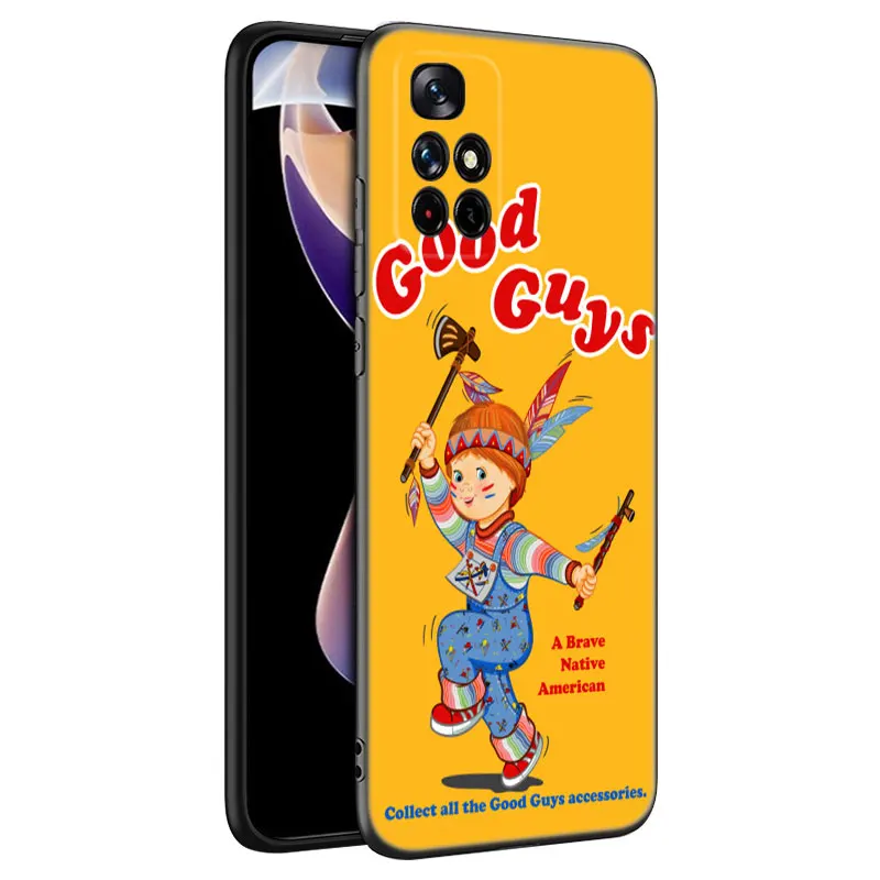 Horror Movie Scary Chucky Doll Phone Case For Xiaomi Redmi Note 8 9 10 11 11E 11T 11S 12 Pro 4G Plus 5G 8T 9S 10S 12S Cover