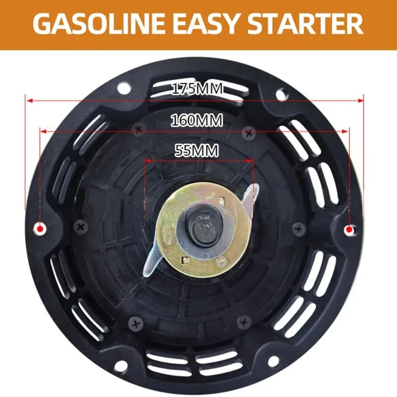 pull engine starter for cultivator machine motorized hand crank starter for d generator, tiller machine