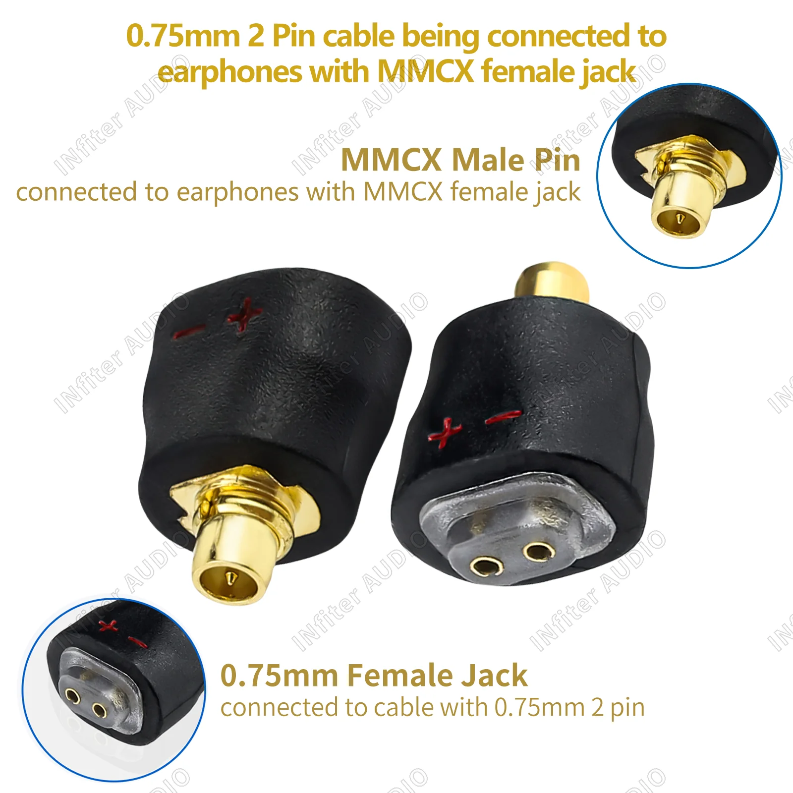 Mmcx 0.75 Mm Mmcx 0.75 Adapter Mmcx Naar 0.75 Mmcx Naar 0 75 Mmcx Naar 0.75 Mm 2pin Adapter Mmcx Naar 0.75 Mm Ue10pro Adapter 0.75 Mm Mmcx