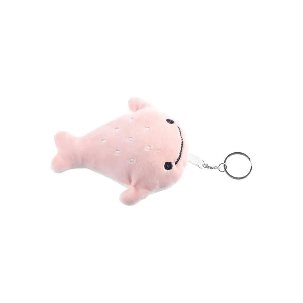 Animal Whale Cartoon Whale Keychain Soft Stuffed Plush Animal Whale Doll Cartoon Cute Whale Pendant Friends Birthday Gifts