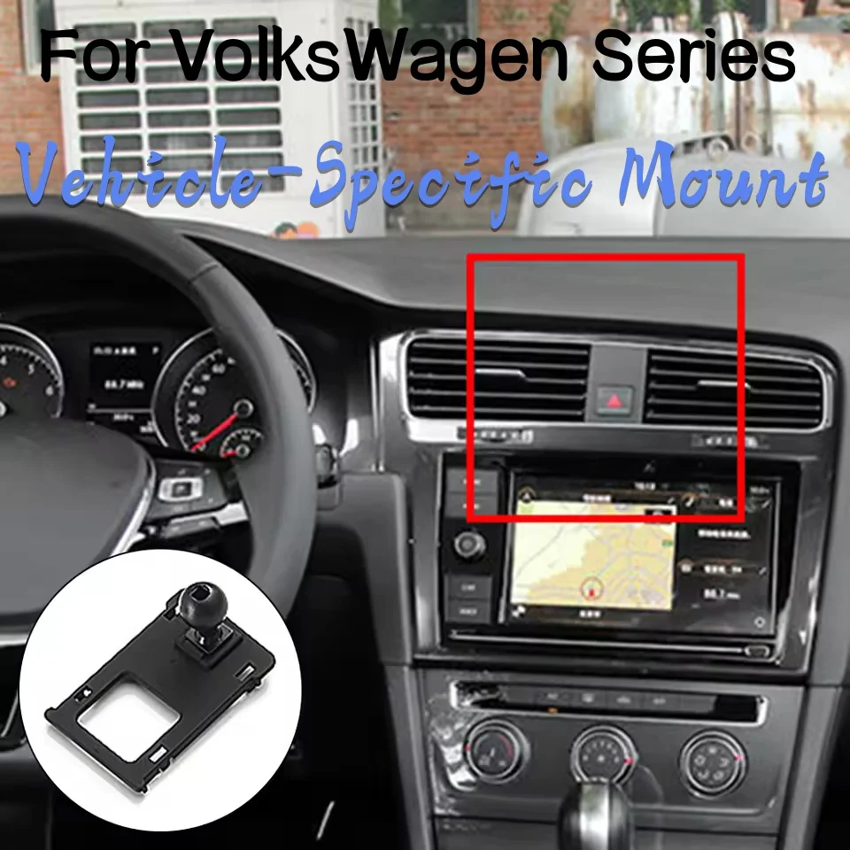 حامل جوّال بلاستيكي للسيارة مشبك حامل قاعدة خاصة ل Volkswagen VW Golf 6 7 8 POLO PLUS TCROSS Tiguan L X Passat Touran L #1