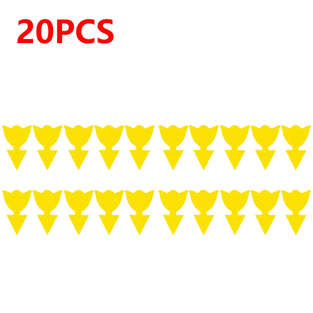 10-40 Stuks Vangplaten Fruit Fly Trap Geel Sticky Bug Trap voor Binnen Buiten Gebruik Insect Ongediertebestrijding tuin Sterke Lijm Plant