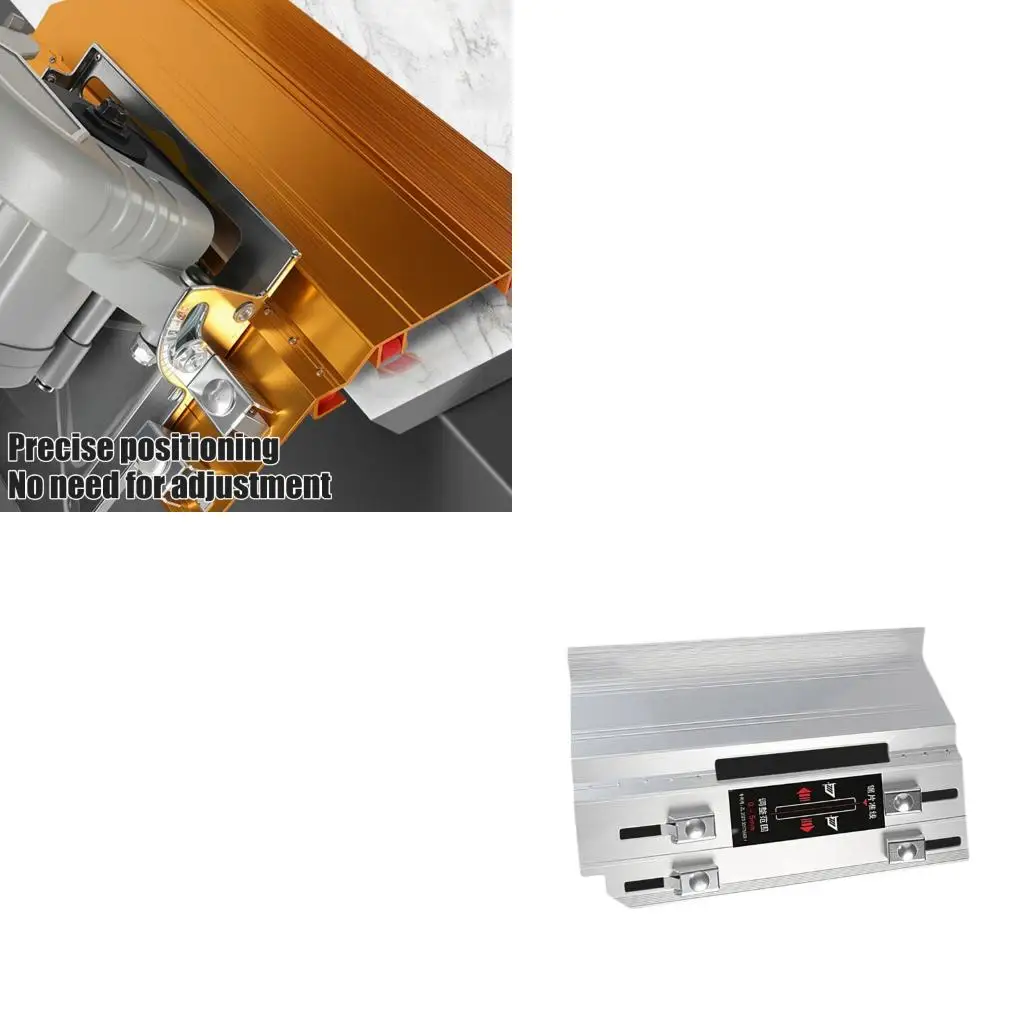 Tile Chamfer Guide Plate for 45 Degree Edge Trimming, Aluminum Sliding Slot Tool for Tile Installers and DIY Tiling high quality