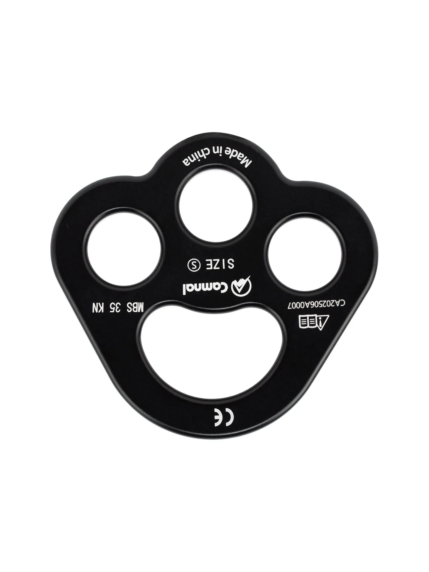 Camnal Winter Outdoor Climbing Rescue Three-hole Force Split Plate Anchor Mountaineering Finger Plate Adventure Expansion