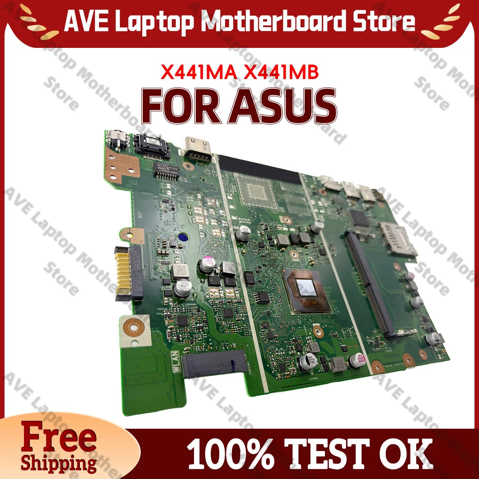 placa-base-para-portatil-x441ma-x441mb-para-asus-vivobook-x441m-f441m-x441mar-x441ma-a441m-con-cpu-celeron-100-probada-y-en-buen-estado