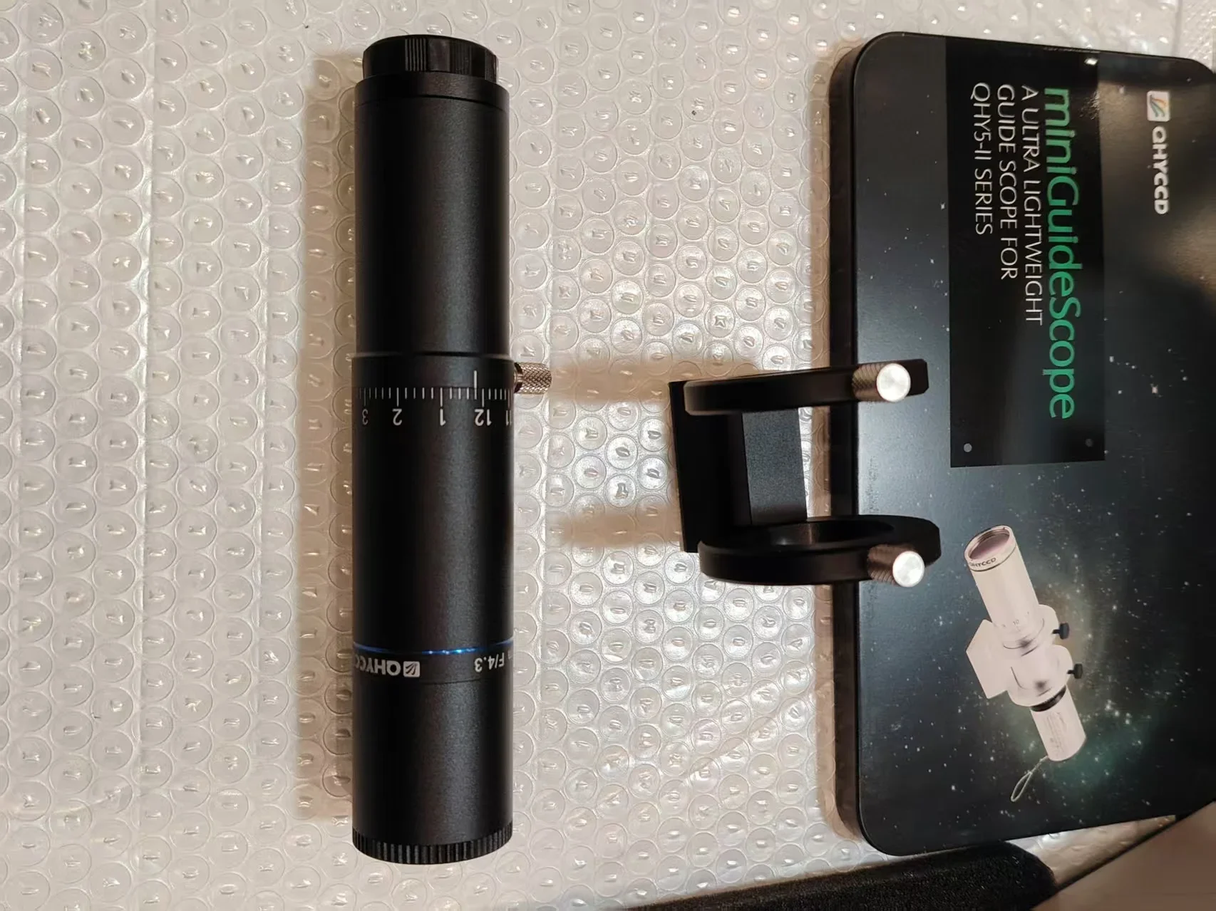 QHYCCD Mini Star Guide Mirror MiniGuidescope with Adjustable Focus And Bracket for QHY Planetary Camera