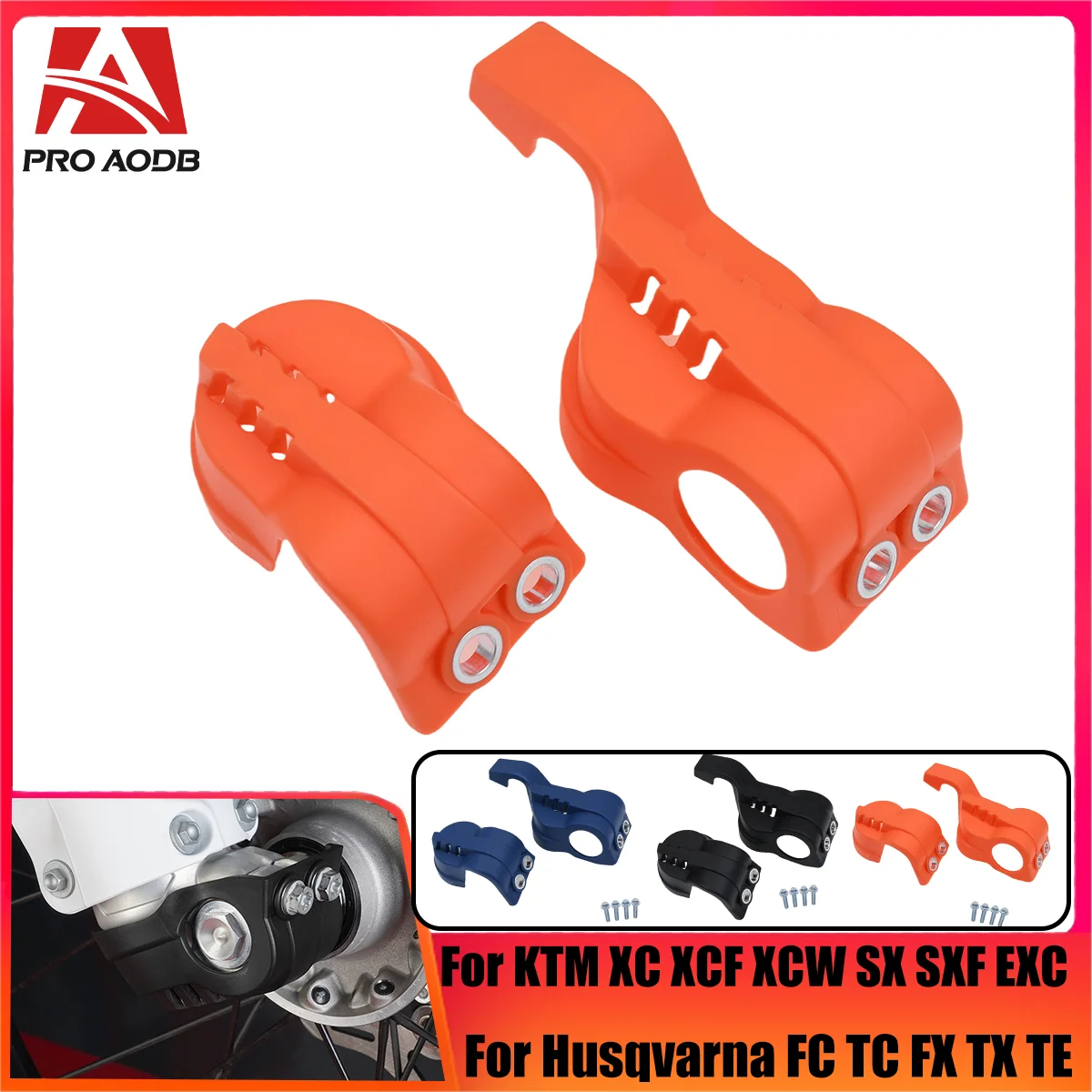 Motorcycle Fork Bottom Shoe Guard Cover Protector For KTM SX SXF XC XCF XCW EXC EXCF Six Days TPI 125 250 350 450 500 2016-2021