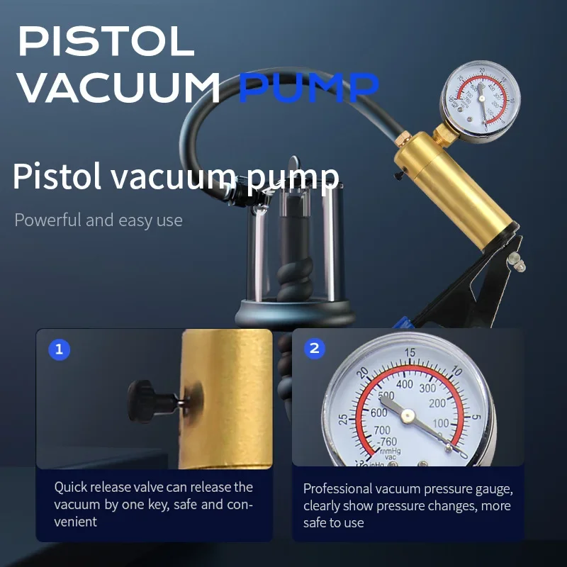 New Manual Vacuum Anal Pump Posterior Sucking Massage Masturbator Prostate Stimulator Anal Dilator Male and Female Adult Sex Toy