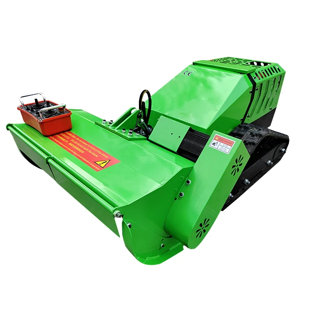 آلة إزالة الأعشاب الضارة وإزالة الروبوتية ذاتية الدفع الزراعية المخصصة للتحكم عن بعد، جزازة البستان الزاحف