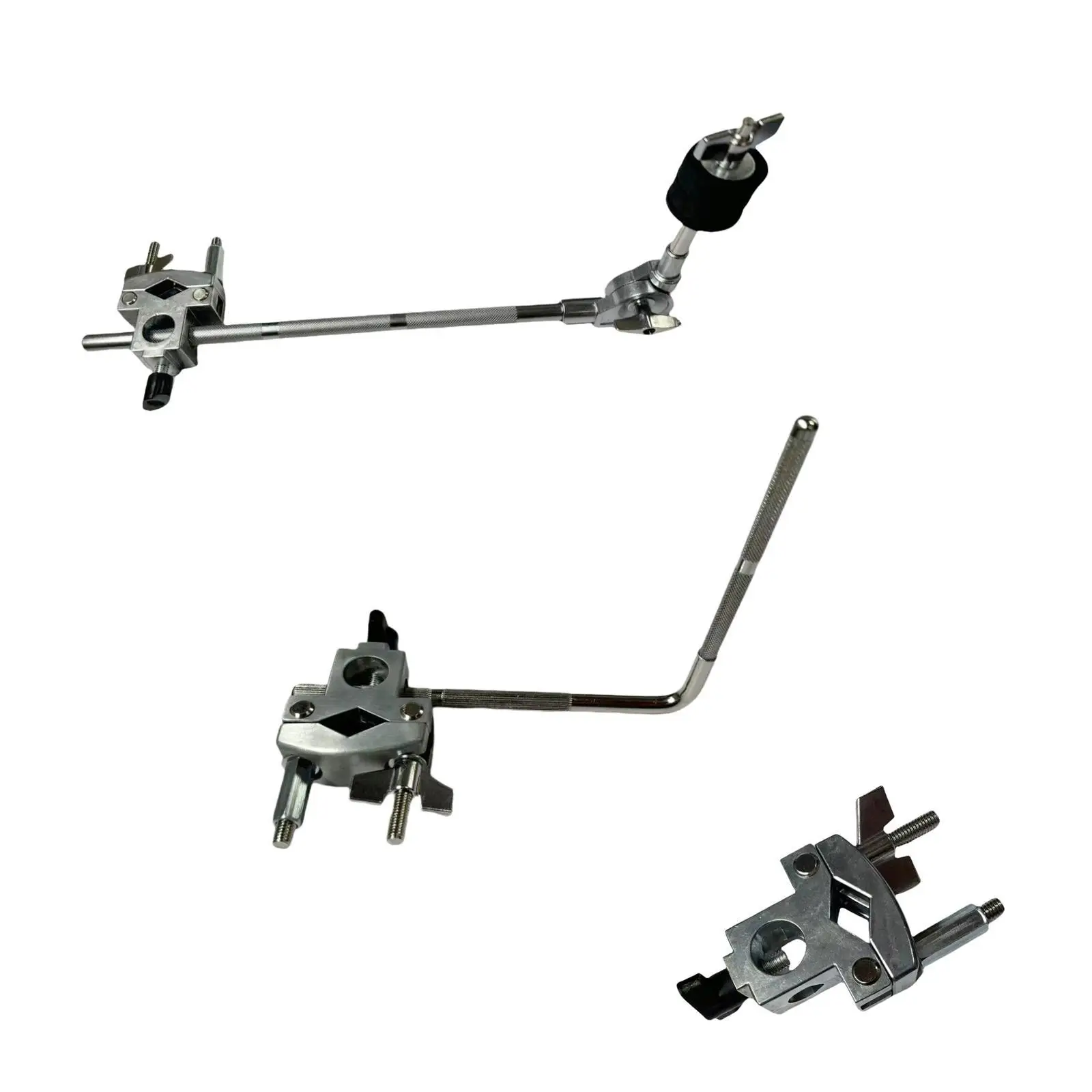 Drum Cymbal Extension Clamp Cymbal Mount Accessories Metal Beginners Practice Drum Cymbal Holder Cowbell Mounting Bracket