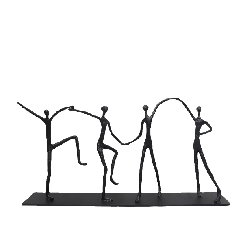 

Новая китайская металлическая фигурка, мягкое украшение, модель комнаты, офиса, спальни, гостиной, рабочего стола, домашнего украшения ручной работы