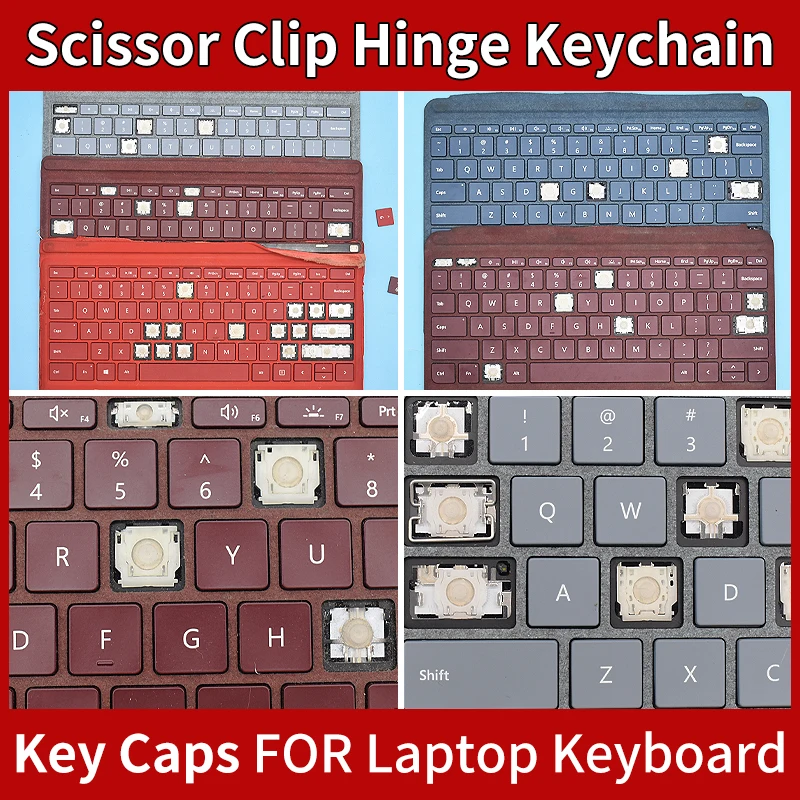 

Replacement Keycap Key cap &Scissor Clip&Hinge For Microsoft Surface Laptop 3 Laptop 4 1867 1873 13.5 15 inch Keyboard