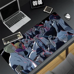 Japan Cool Anime Mouse Pad Laptop 900x400 Black And White Keyboard Rug PC BLEACH Gamer Cabinet Desk Mat XXL Anti Slip Mousepad