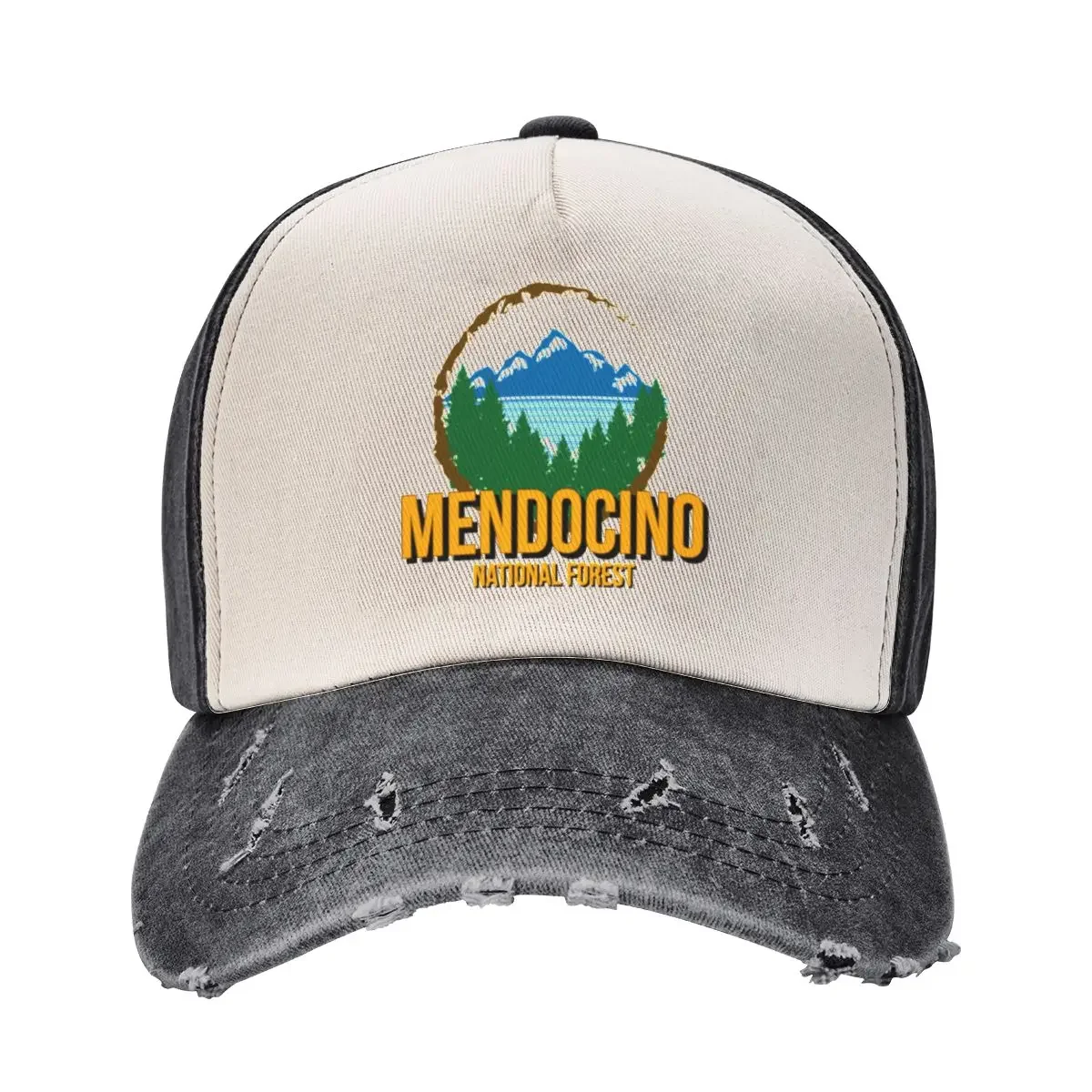 Mendocino National Forest California Wild Life Adventure Trip Baseball Cap New In The Hat black For Women 2025 Men's