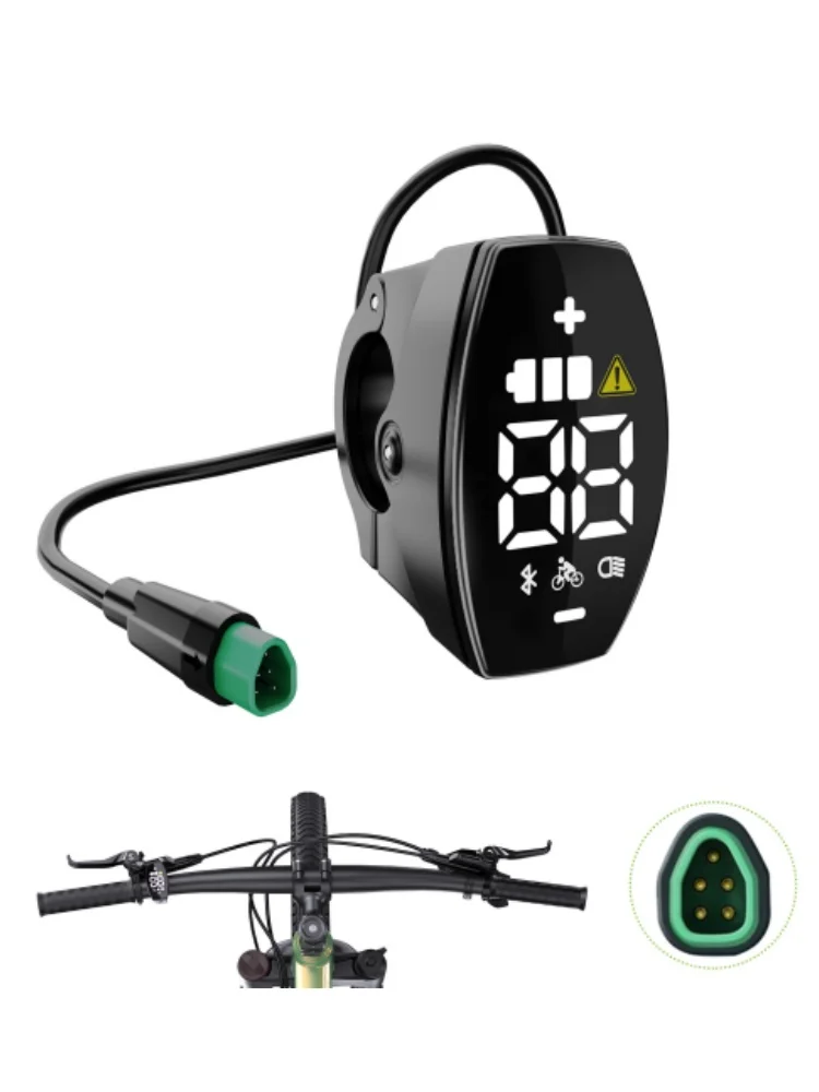 AliExpress varstrom E-bike VD03 Display HD LED Screen Motor Display CAN Protocol for BAFANG Mid Motor Parts with 5pin Female Triangle Connector