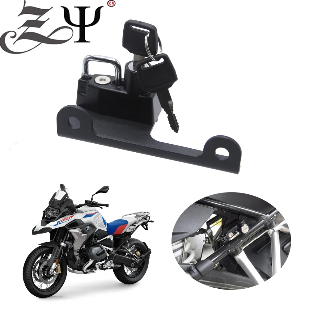 

Motorcycle Helmet Lock Mount Hook with 2 Keys For BMW R1250GS R1200GS LC Adventure R1250 GS R1200 GS ADV GSA 2014-2022