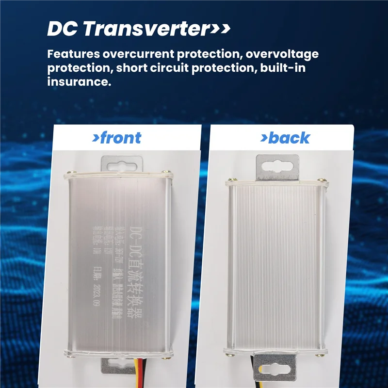 Electronic Transformer DC 36V 48V 60V 72V To 12V 10A Electric Bicycle Converter Adapter Down Transformer-Hot