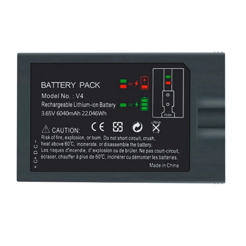 Für 2/3/4 Batterie sm002 v4 Türklingel Batterie wiederauf ladbare Kamera Batterie