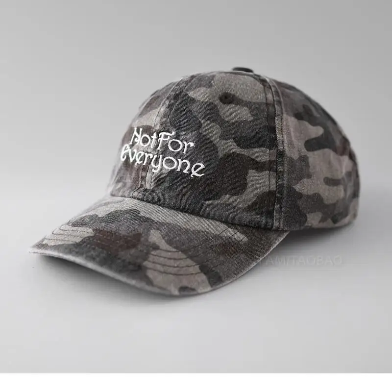 Spring Summer New Alphabet Camouflage Baseball Cap Men Women Casual Versatile Fashion Trend Outdoor Sunshade Cap