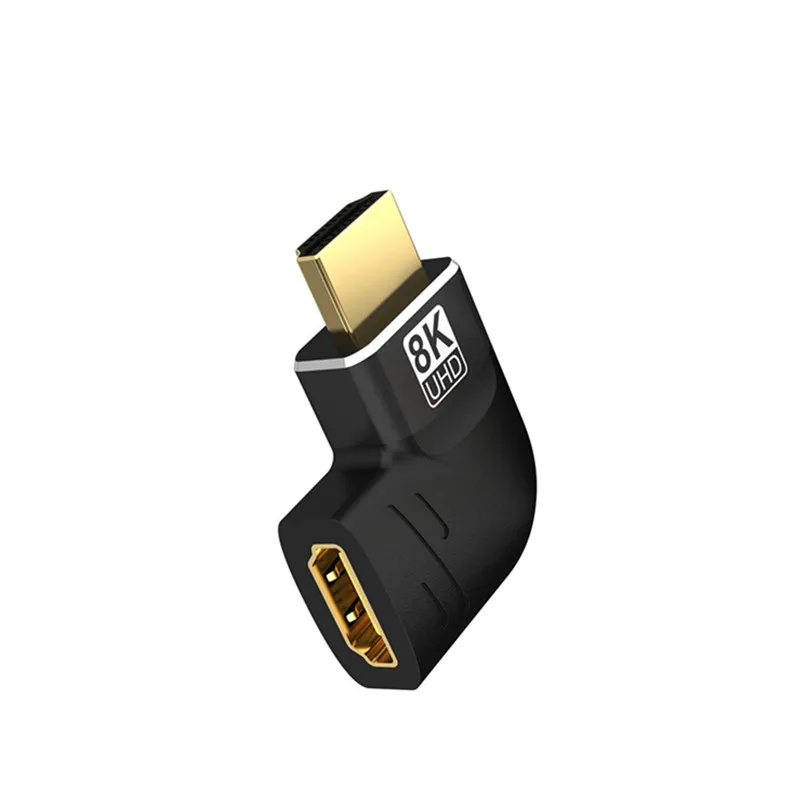 8K HDMI-compatibele 90 graden haakse adapter HDMI 270 graden HDMI 4K bij 120 Hz HDMI-elleboogconnector HDMI-verlengconnector