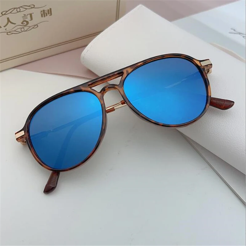 

All-in-one double beam sunglasses Plain luxury glasses for both men and women sunscreen shade