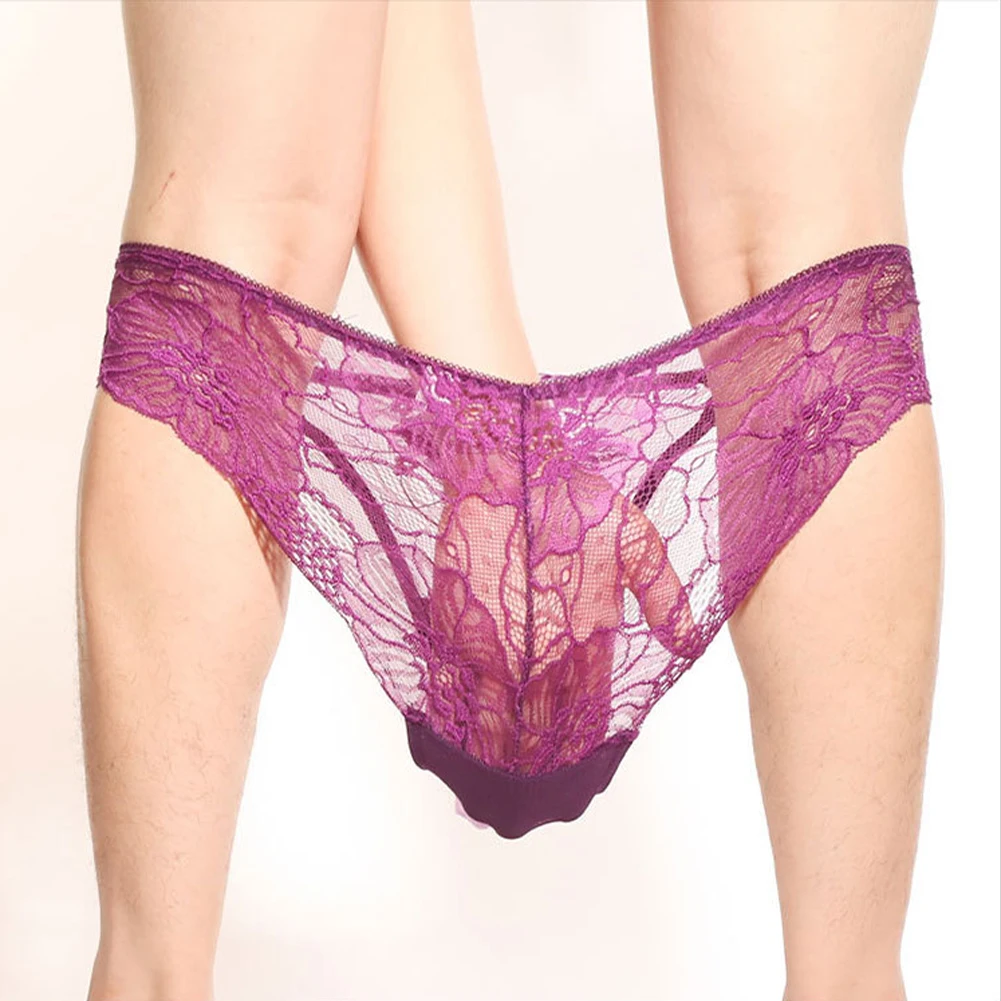 Herren G-String Sxey Gay Unterwäsche Ultra Sheer Slips Öffnen/Schließen JJ Penishülle Elefant Trunks Sissy Höschen Erotische Dessous