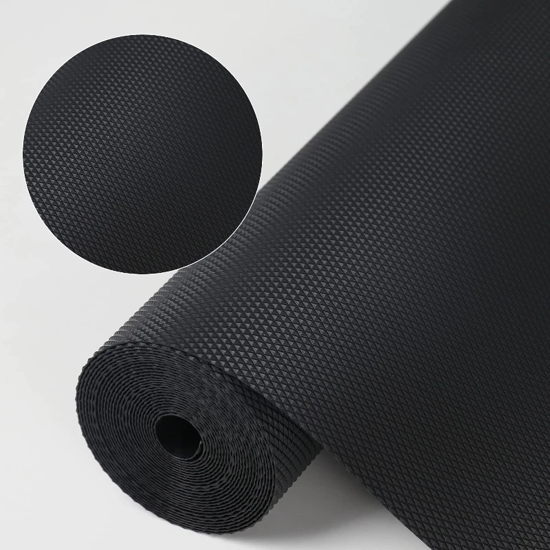 

1 Roll EVA Shelf Drawer Kitchen Cabinet Liners Mat Non-Adhesive Waterproof Anti-Slip Anti-Dust Fridge Table Mat for Home Use