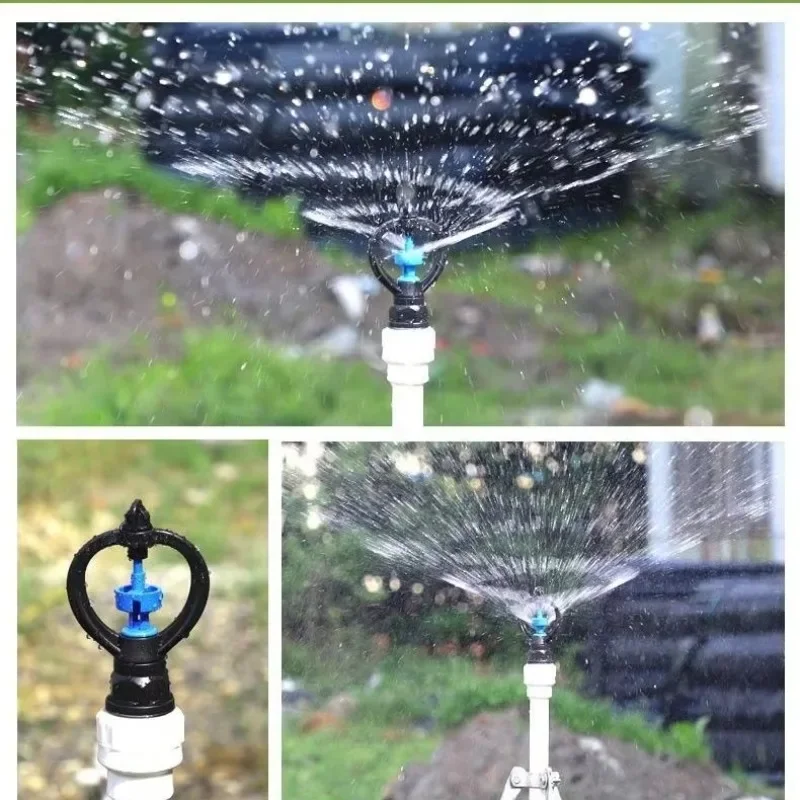 Premium A Full Set of Butterfly 360 Automatic Rotating Ground Plug Soft Water Belt Atomization Agricultural Automatic Sprinklers