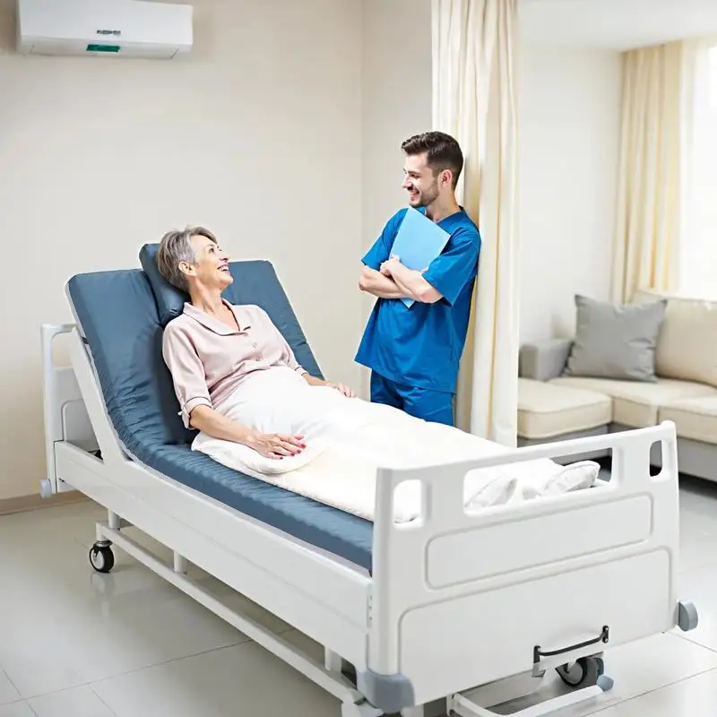 Matelas médical en mousse double couche, capacité de charge de 136 kg, imperméable, pour le traitement des escarres dans les maisons de retraite et les soins à domicile, 1930x864x89mm